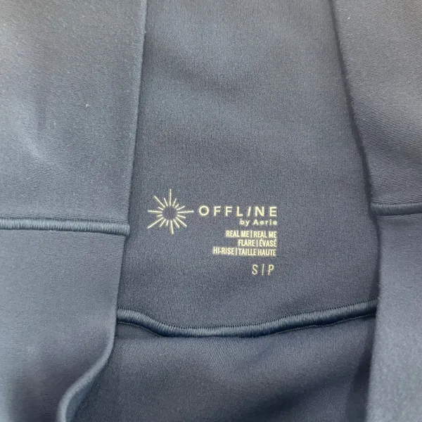 OFFLINE by Aerie Real Me Crossover High Waisted Flare Leggings Blue Small - Image 7