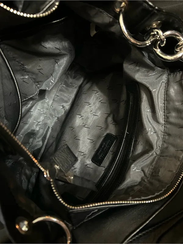 Simply Vera Vera Wang Black Shoulder Bag With Chain Strap - Image 14
