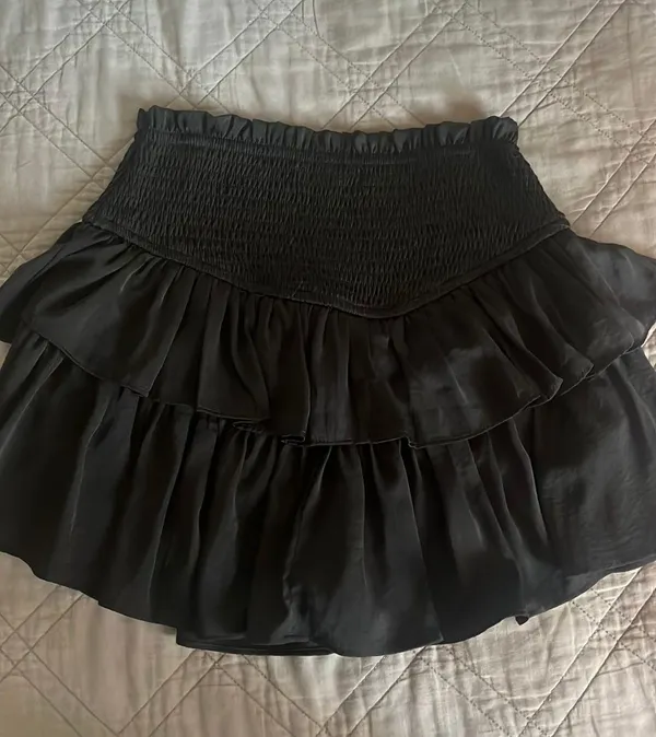 North End Black mini ruffle skirt - Image 3
