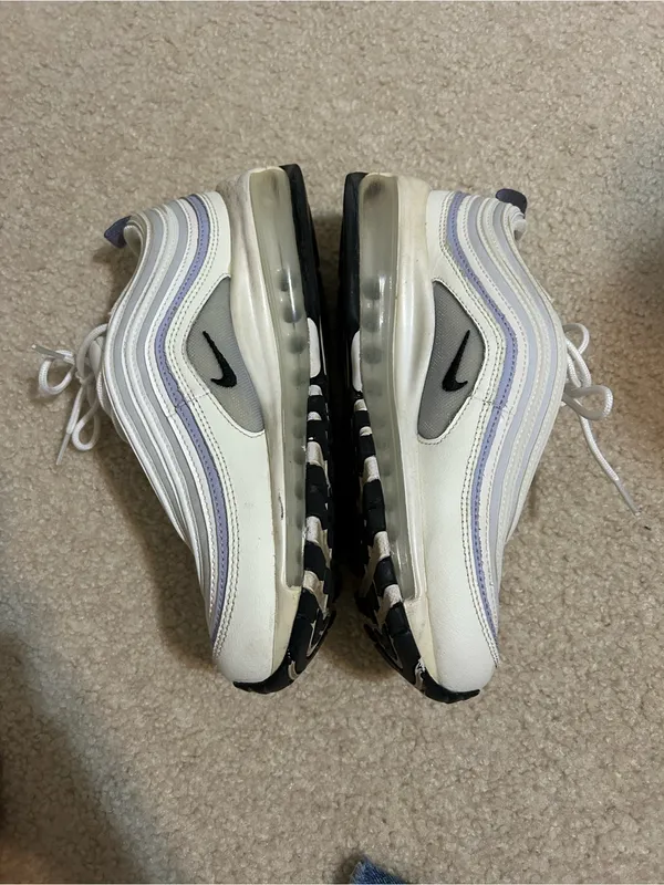 Nike Air Max 97 White with Light Blue Accents - Image 3