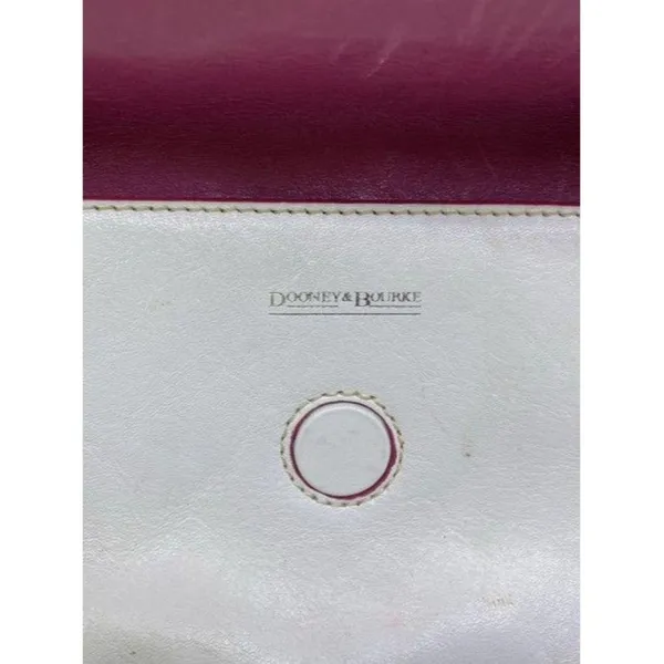 dooney and bourke mini purse white leather tote - Image 7