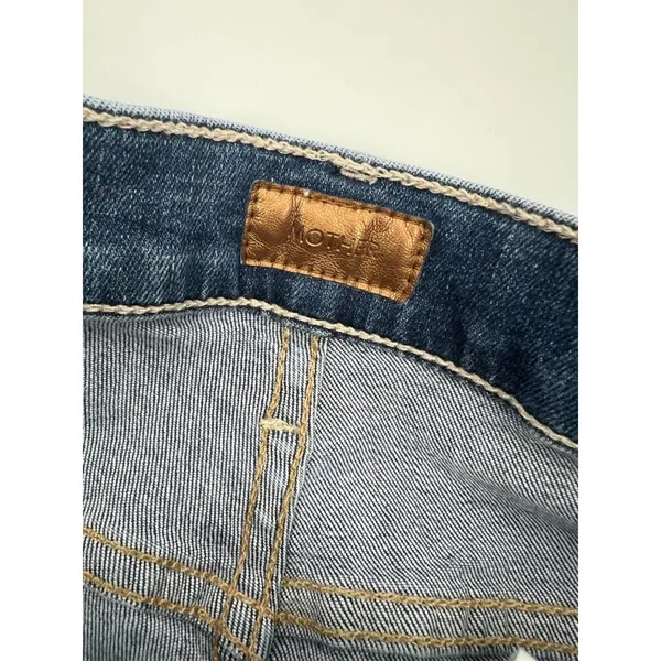Mother the Insider Crop Step Fray Jeans Womens 25 Blue Teaming Up‎ Stretch Denim - Image 4