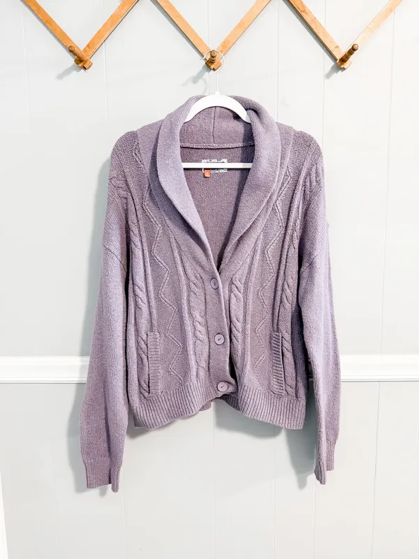 Anthropologie Pilcro Cable Knit Cardigan - Image 3