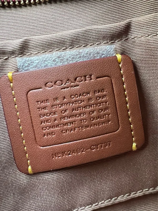 Coach City Mini Tote Bag In Signature Canvas With Cherry Print With Matching Wallet - Image 4