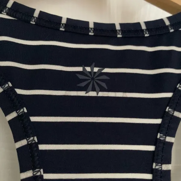 Athleta navy striped tank - Image 4