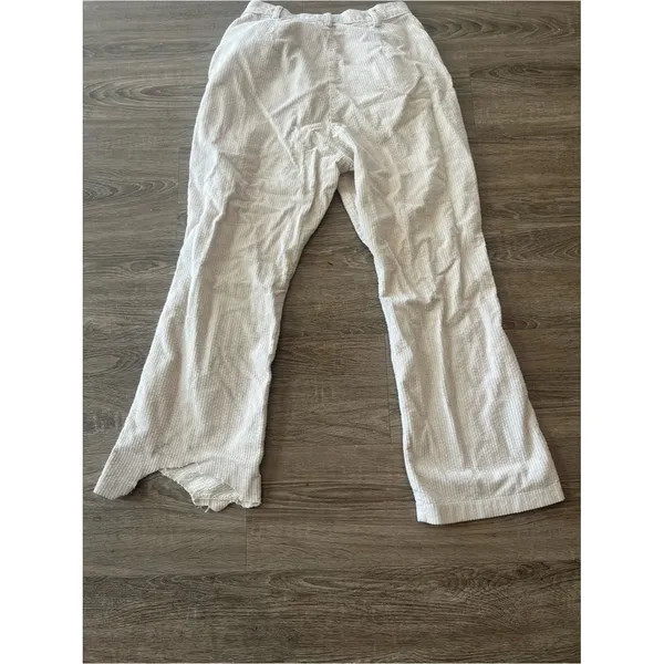 Levi’s Premium Math Club Flare Corduroy Pants Womens Size 29 Cream Y2K Boho - Image 7