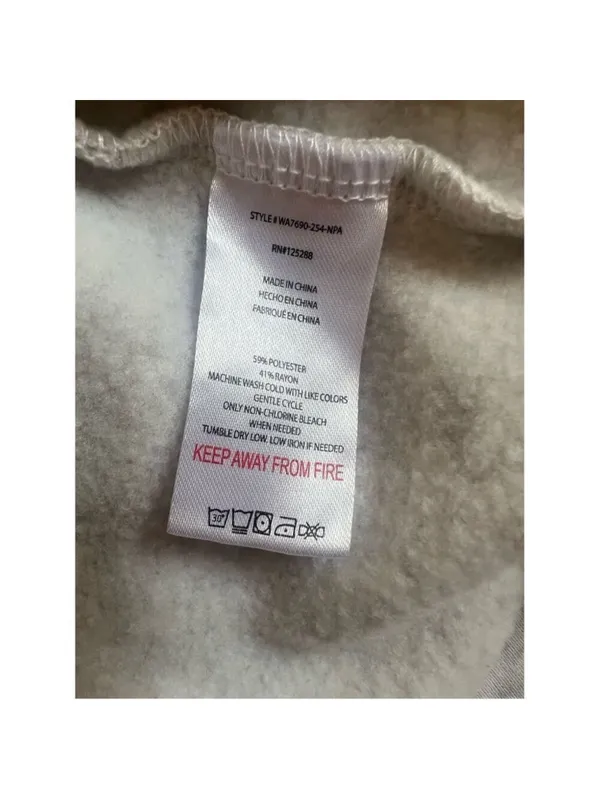 Rae Dunn Coffee Sweatshirt Size L Grey Graphic Crewneck Pullover - Image 10