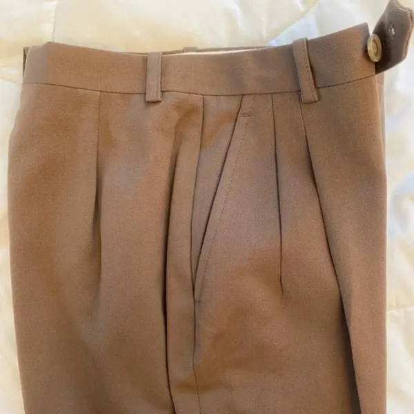 Barry‎ Bricken Wool Pants​ Brown Size 2 - Image 5