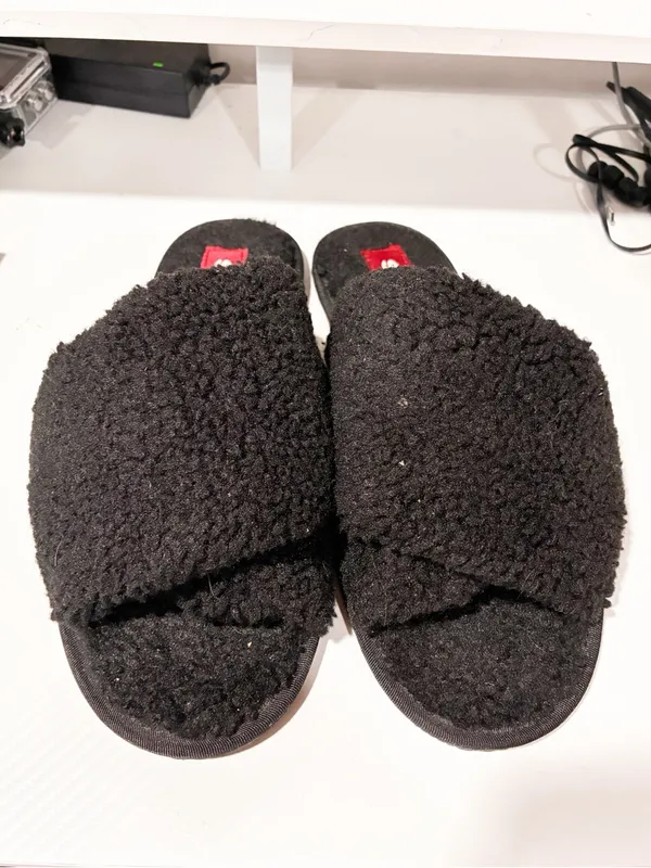 Sorel Womens Go Mail Run Black Sea Salt Slip On Shoes Slippers Size 10 - Image 2