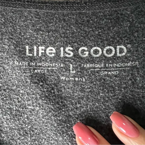 Life is Good Heathered Gray Sleeveless Lotus Maxi T-shirt Dress‎ - Image 6