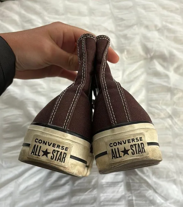 Converse Brown High Top Platform - Image 4