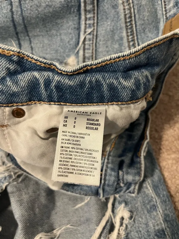 American Eagle Highest Rise Baggy Straight Jeans - Image 3