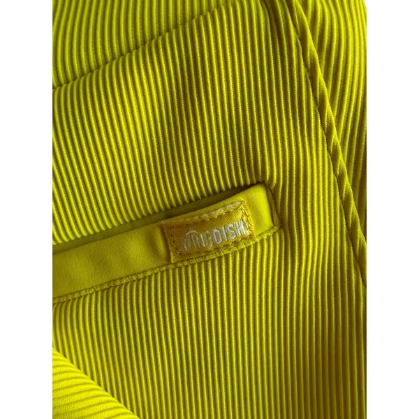 SwingDish Yellow Golf Skort Skirt Shorts Size Small Stretch Athletic Pockets - Image 6