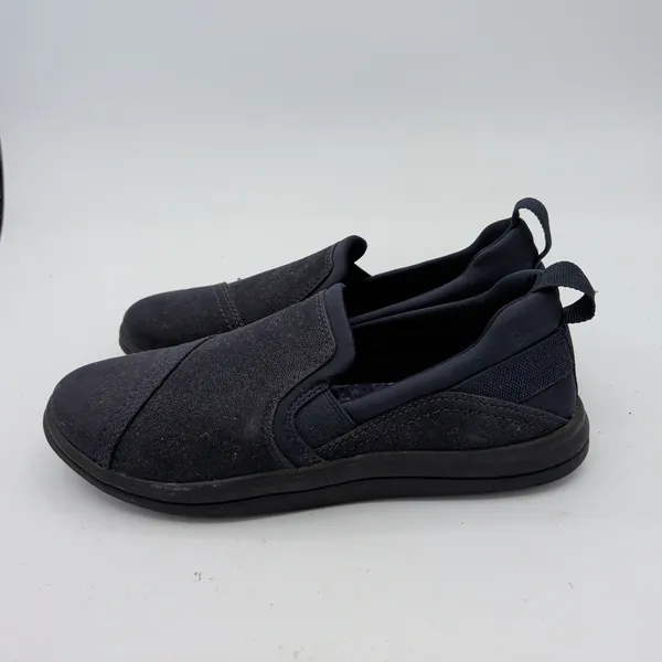 Clarks Cloudsteppers Womens 6 Navy‎ Blue Slip On Loafers Walking Shoes Comfort - Image 2