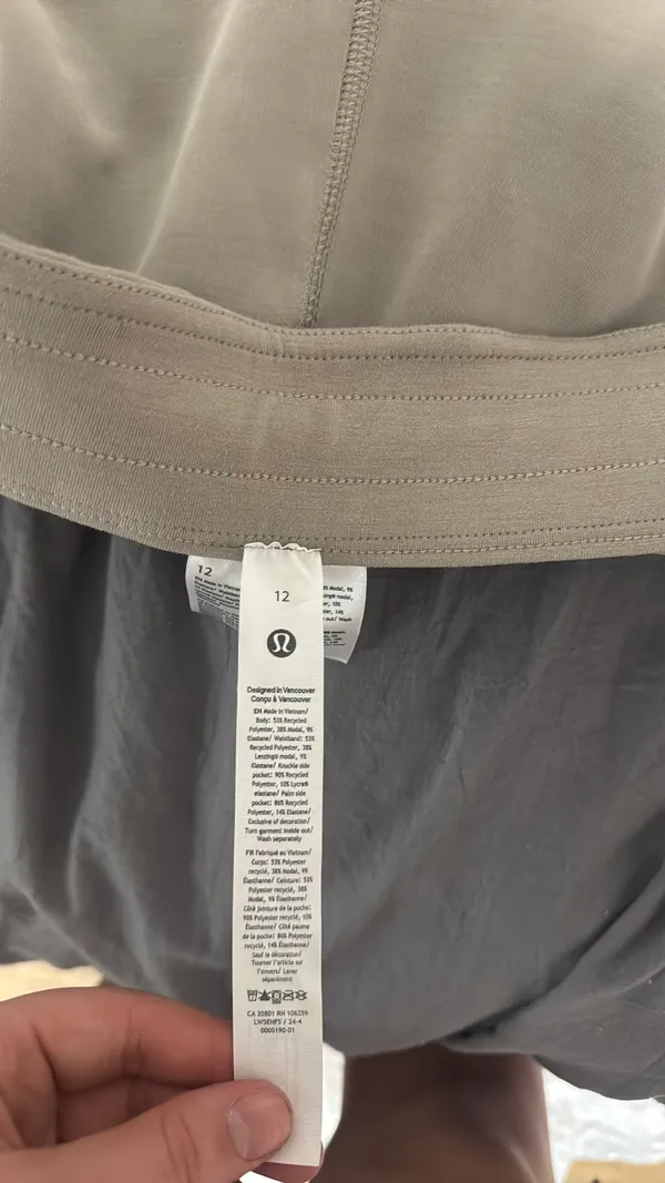 Beige Lululemon Joggers - Image 2