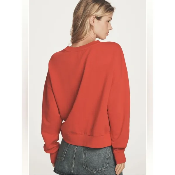 Anthropologie Maeve Game Day Crew-Neck Sweatshirt - Image 3