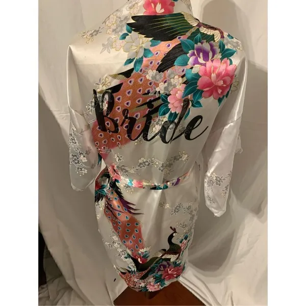 Bride white robe xs/s White - Image 2