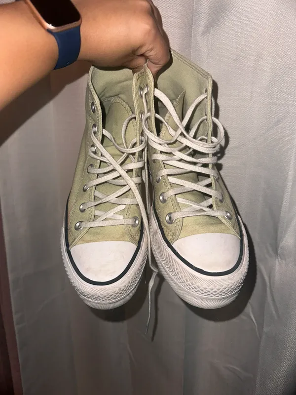 Converse Sage Green Sneakers All Star - Image 3