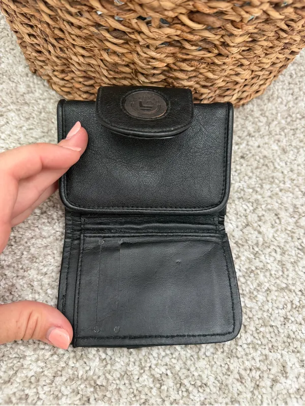 Vintage 1990’s L’egent black leather wallet - Image 7