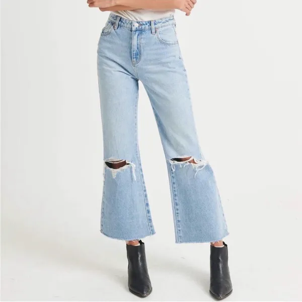 Rolla’s Eastcoast‎ Crop High Rise Kick Flare Jeans Size 29 - Image 3