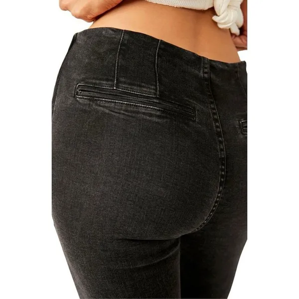 Free People We The Free Bella Moto Mid Rise‎ Skinny Jeans Sz.24 NWT - Image 8