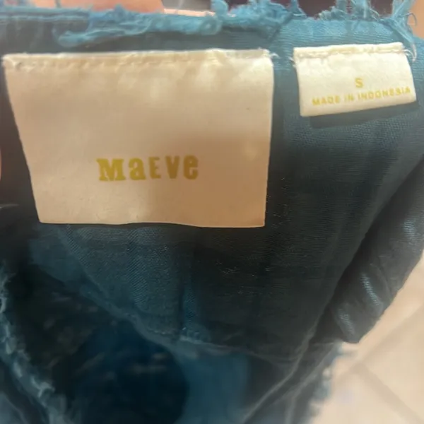 Maeve by Anthropologie blue ruffled tank - Image 6