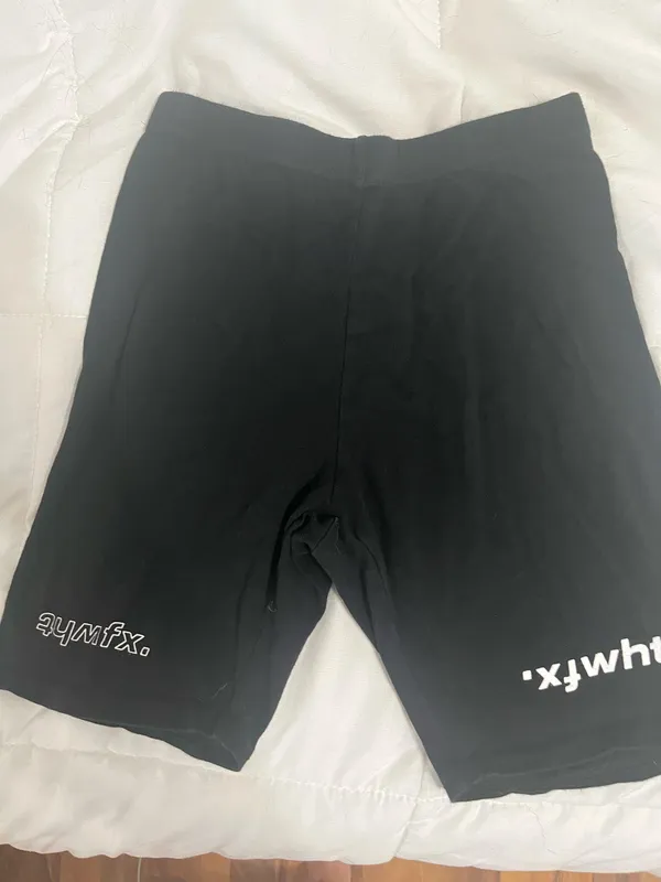 White fox biker shorts - Image 2