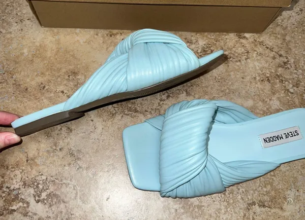 Steve Madden Blue Mentor Sandals - Image 4