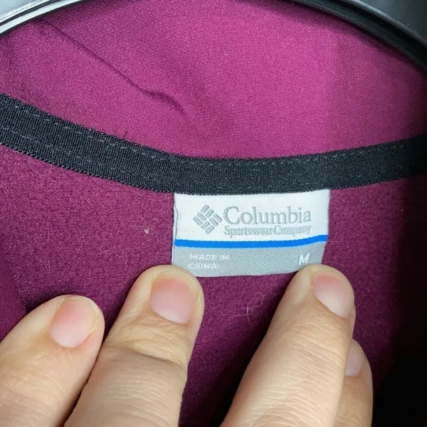 Columbia soft shell full zip jacket‎ size medium - Image 4