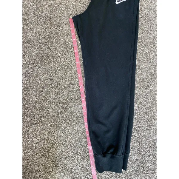 Nike Black Fleece Jogger Sweatpants Women’s Small Athleisure - Image 5