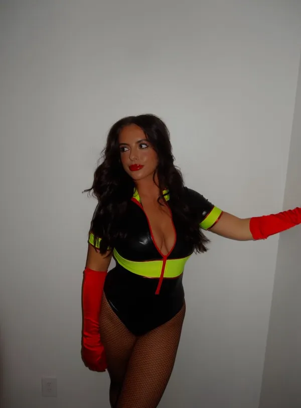 Fire fighter costume Black - Image 2