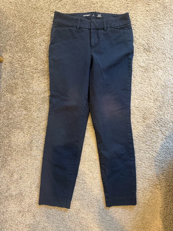 Old Navy Navy Straight-Leg Women's Pants - Image 2