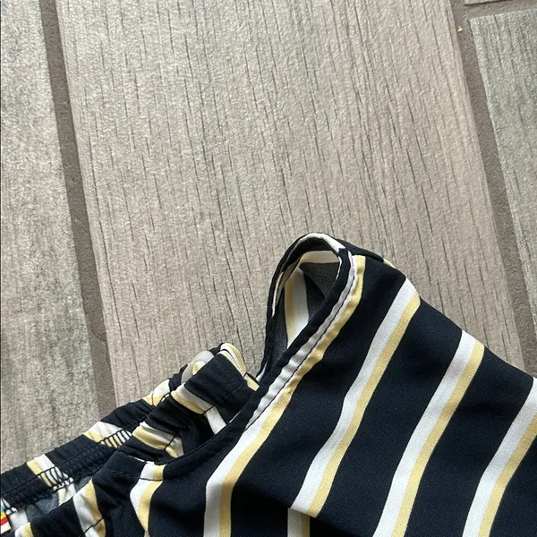 Vintage Havana Black and White Striped Top - Image 3