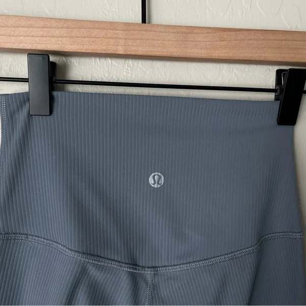 Lululemon align ribbed high rise leggings chambray blue 4 - Image 10