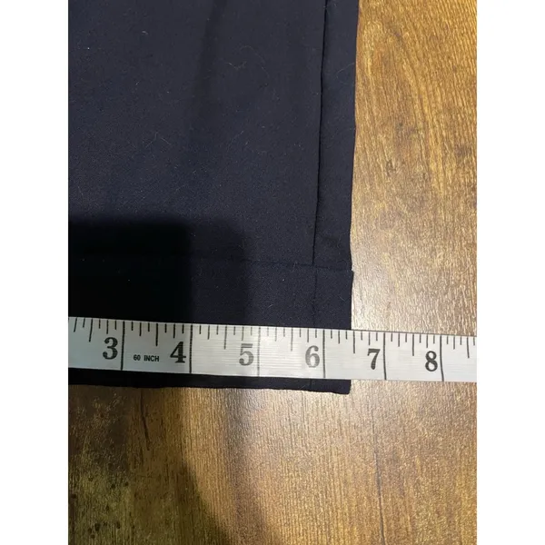 Ann Taylor Eva High Rise Ankle Pants Sz 2 Navy Blue Cuffed Dress Trouser Work - Image 7