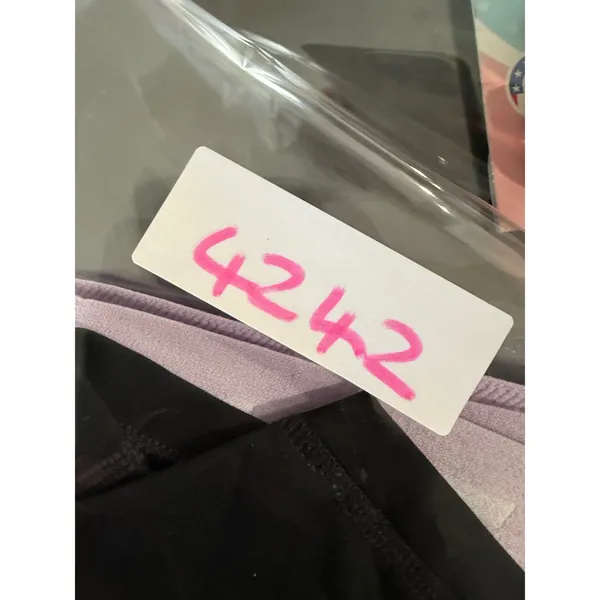 Nike Pro Dri-FIT Women Black Lavender Purple Compression Shorts 3in Inseam S - Image 7