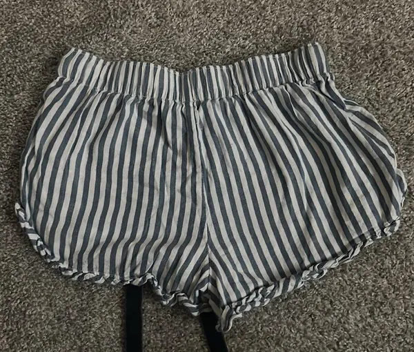 Aerie Ruffle Hem Striped Boxer Shorts - Image 3