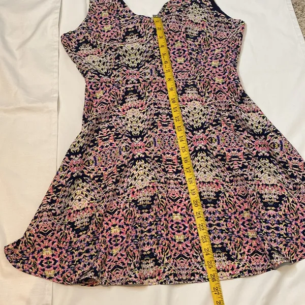 37 NWT One clothing Kaleidoscope dress JUNIOR large Feminine Preppy Scandi Girl - Image 6