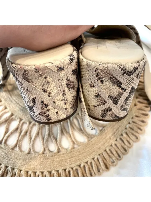 Matisse x AmuseSociety Runway Platform Sandal in Snakeskin Size 9 - Image 8