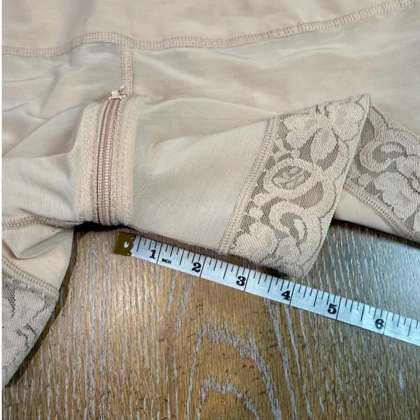 Shapellx AirSlim Postpartum Side Zipper Support Shorts Beige XL Shapewear - Image 10