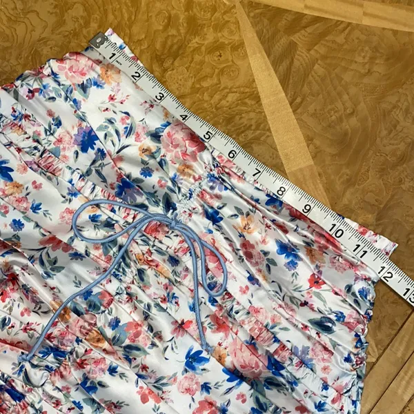 NWOT!! For Love & Lemons Juliet White Floral Mini Skirt Size XS - Image 6