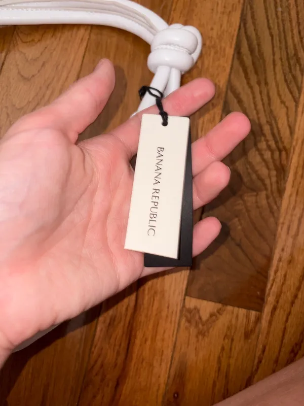 Banana republic white hobo purse - Image 4