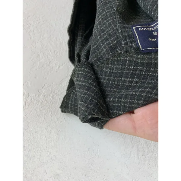 VTG Y2K Route 66 Women’s Mini Skirt Plaid Grunge Green Size 16 - Image 11