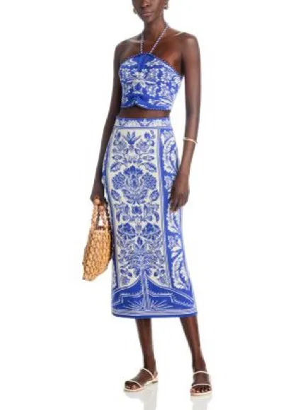 Farm Rio 🌸 DELICATE TAPESTRY KNIT TOP - Image 8