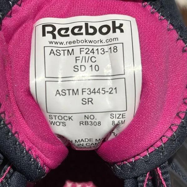 Reebok Steel Toe Wedge Sole Work Shoe RB308‎ B17A - Image 9