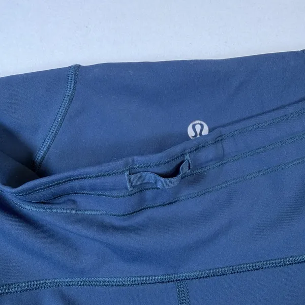 Lululemon Wunder Train High-Rise Crop 23" Womens Size 8‎ Blue Yoga Leggings - Image 9