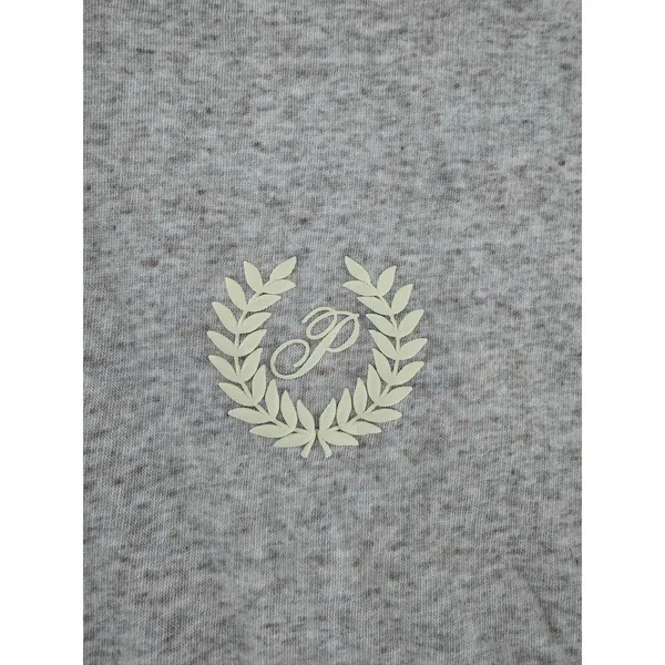 Victoria’s Secret PINK Gray Zip Up Hoodie Crest Logo Full Zip Sweatshirt Size L - Image 2