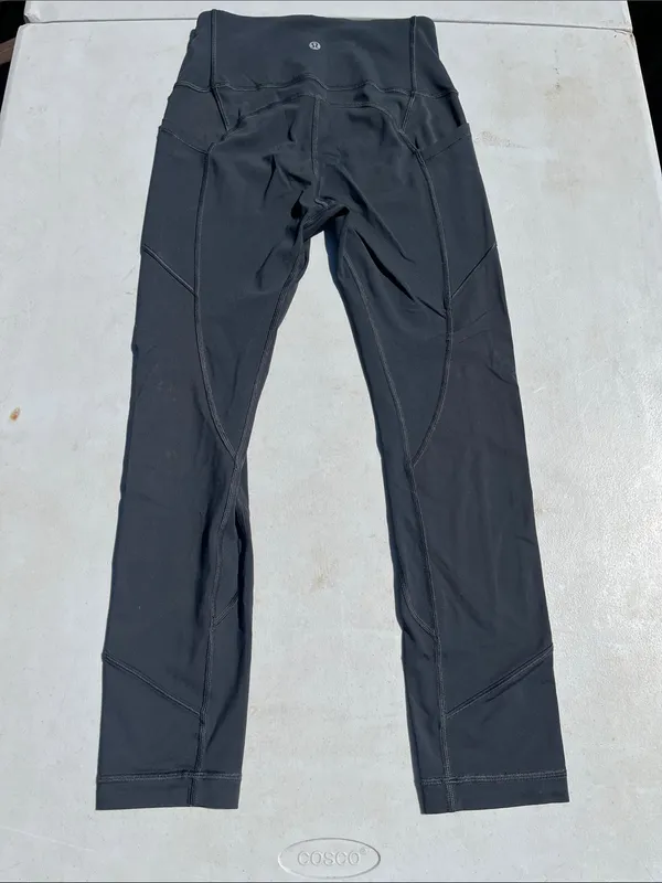 lululemon athletica Charcoal Gray Performance Leggings - Image 2