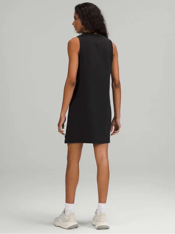 Lululemon Classic-Fit Cotton-Blend Dress‎ Black W1DH0S - Image 3