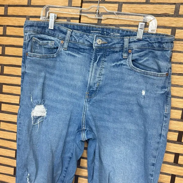 Old‎ Navy O.G. High Rise Loose Jeans Size 14 - Image 3